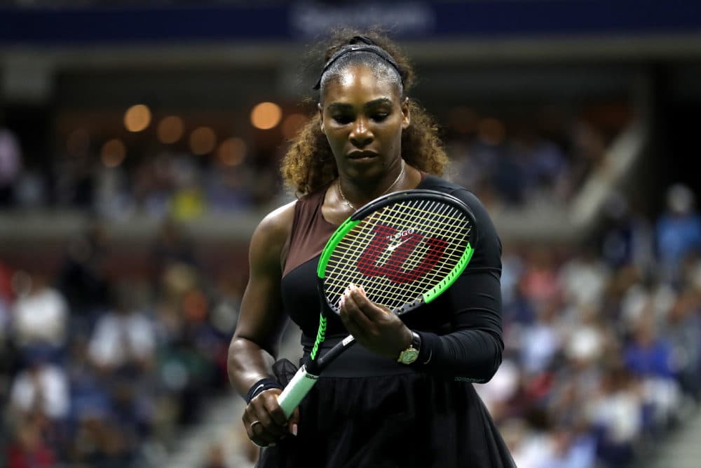 Serena Williams lost 6–2, 6–4 in a controversial US Open final last weekend. (Matthew Stockman/Getty Images)