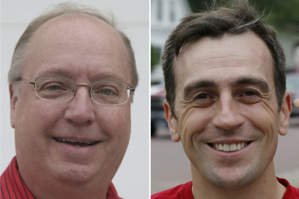 Minnesota 1st District congressional candidate Jim Hagedorn (left), a Republican, and Democratic candidate Dan Feehan. (AP Photos)