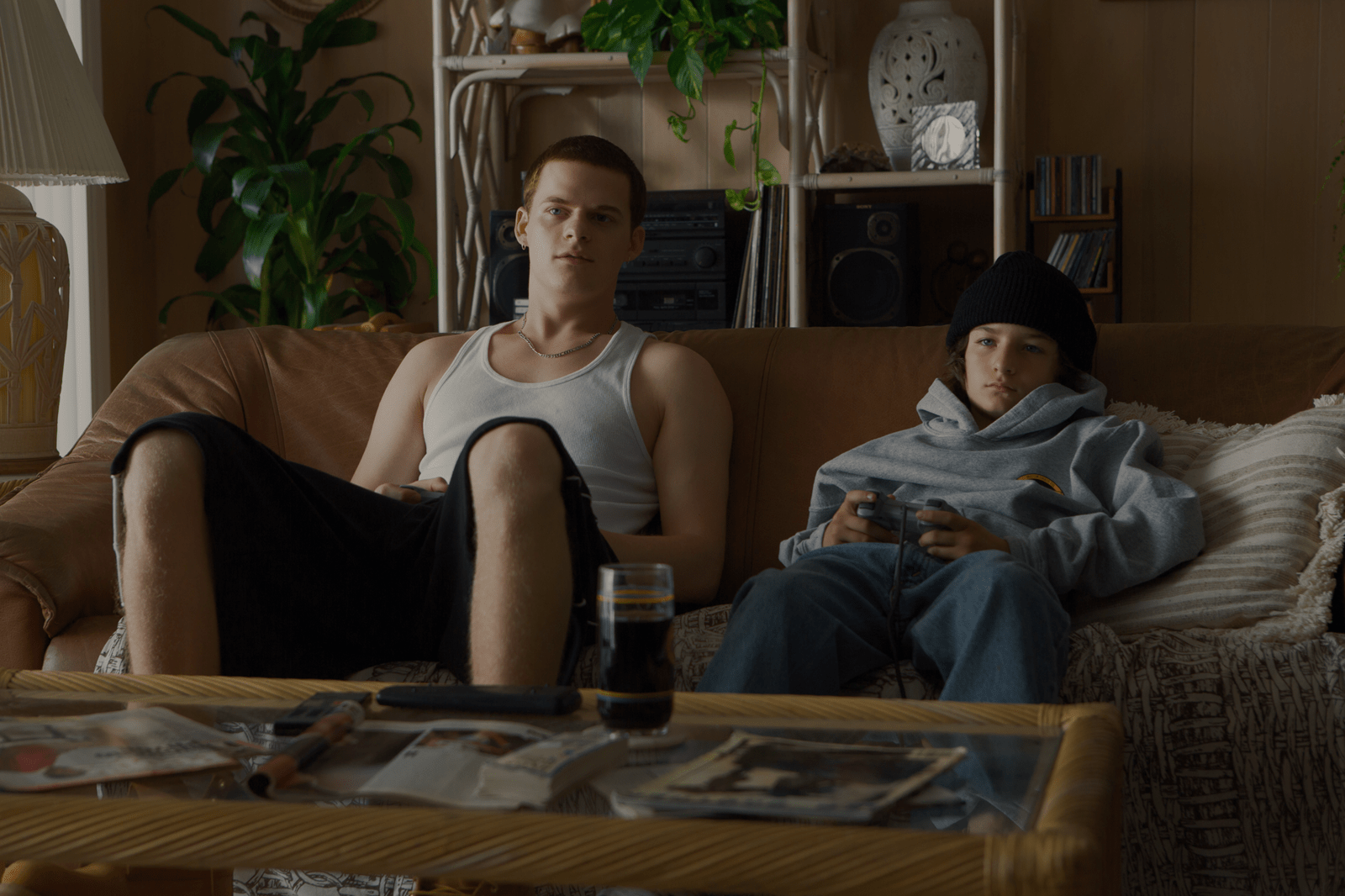 Lucas Hedges and Sunny Suljic in &quot;Mid90s.&quot; (Courtesy Tobin Yelland)