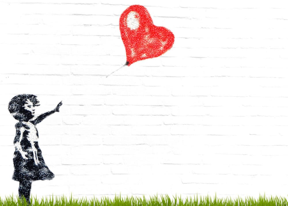 An image of Banksy's &quot;Girl With Balloon.&quot; (pixel2013/Pixabay)