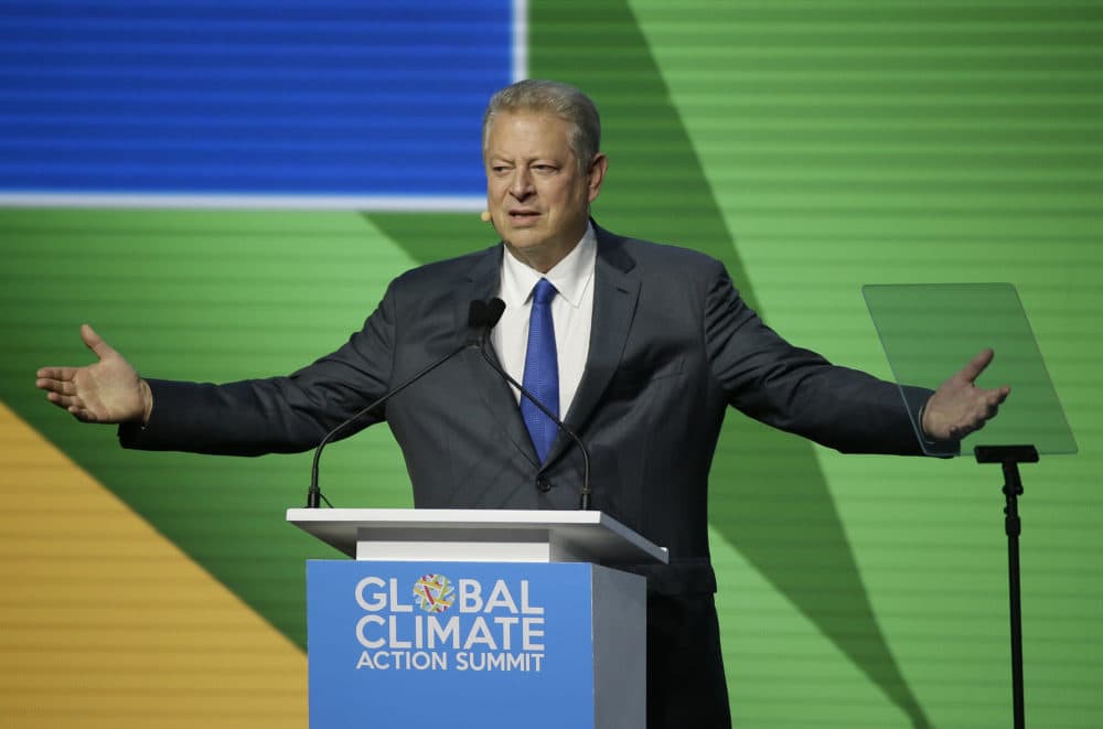 Former Vice President Al Gore during the Global Action Climate Summit, Sept. 14, 2018, in San Francisco. (Eric Risberg/AP)