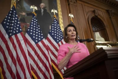 House Minority Leader Nancy Pelosi, D-Calif., speaks at a news conference on Capitol Hill in Washington, Wednesday, Nov. 7, 2018. (J. Scott Applewhite/AP)