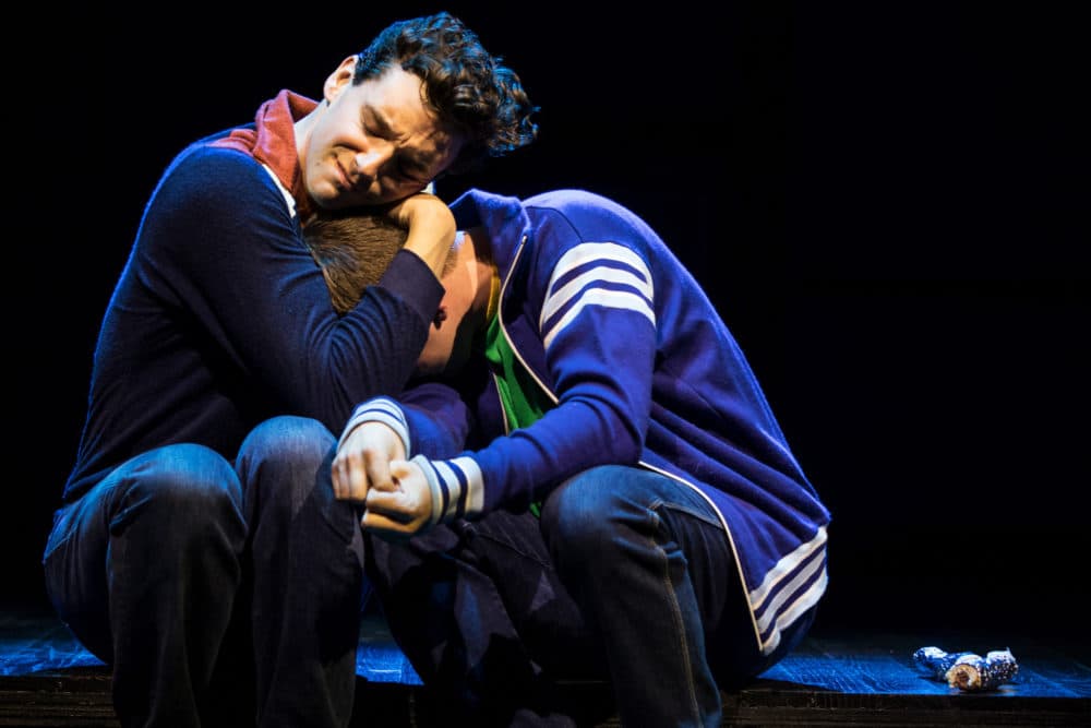Michael Urie and Jack DiFalco in &quot;Torch Song.&quot; (Courtesy of Matthew Murphy)