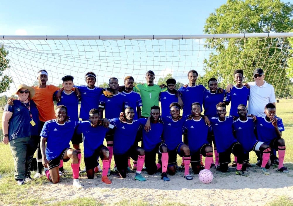 reVision, a soccer team comprised of African immigrants that helps refugees in Houston integrate into the community. (Courtesy of reVision)