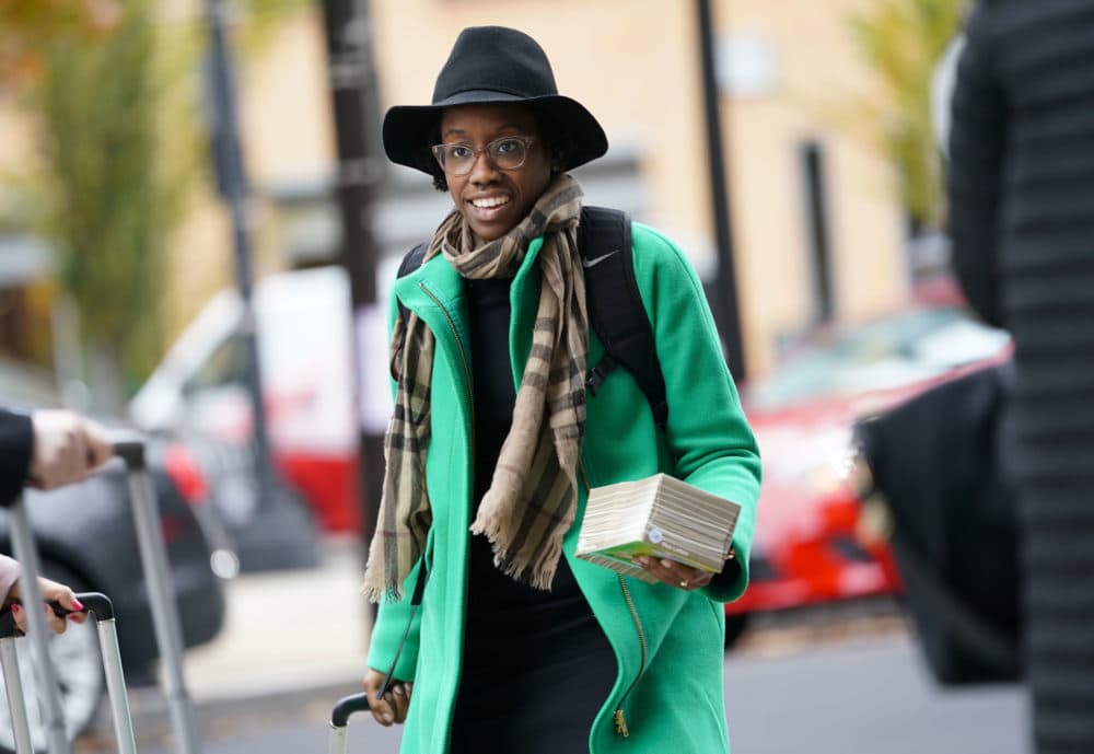 Rep.-elect Lauren Underwood, D-Ill., arriving for orientation for new members of Congress, Tuesday, Nov. 13, 2018, in Washington. (Pablo Martinez Monsivais/AP)