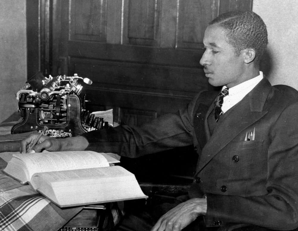 This December 1938 photo shows Lloyd Gaines, a young black American, who applied to University of Missouri's law school and was denied admission. He carried his case to the Supreme Court, and in its decision the high court ruled that Gaines is to be admitted into the institution. (AP Photo)