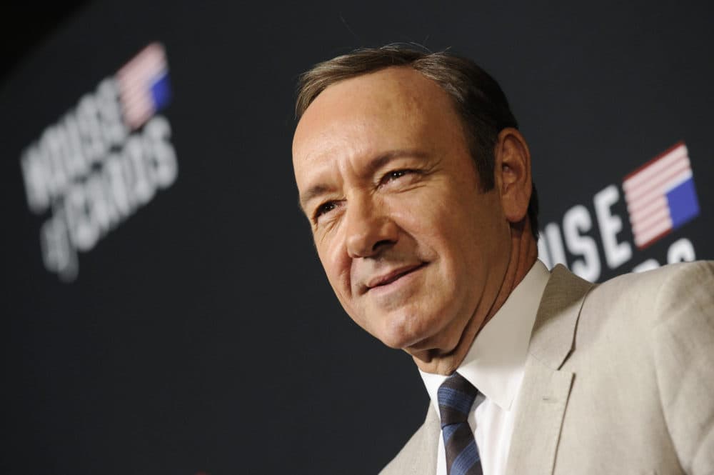 Kevin Spacey arrives at a special screening for season 2 of &quot;House of Cards&quot;, on Thursday, Feb. 13, 2014 in Los Angeles. (Chris Pizzello/Invision/AP)