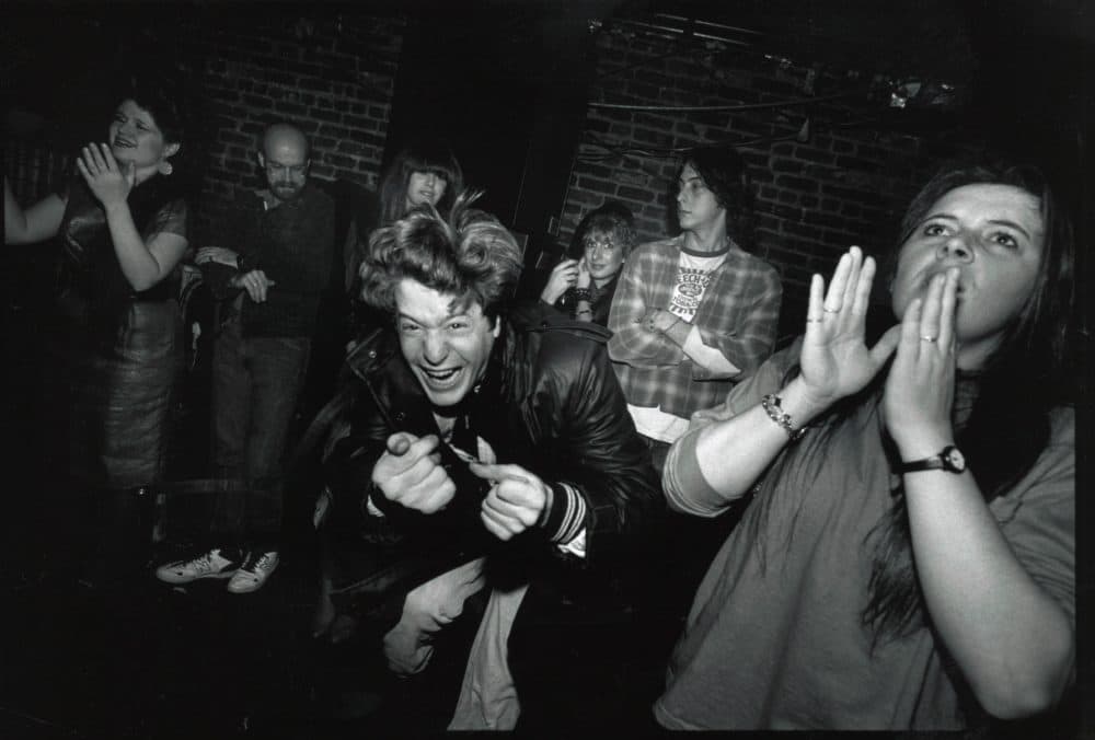 Billy Ruane in his element at Bunratty's in Allston, MA, 1988. (Mark Morelli)