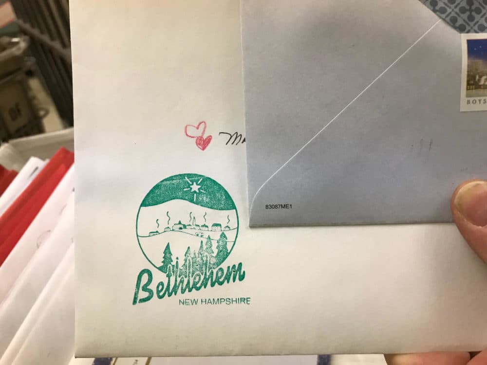 Bethlehem stamp (Lisa Mullins/WBUR)