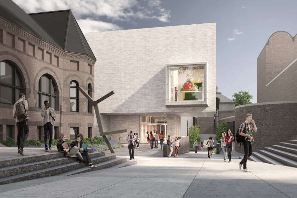 A rendering of the renovated Hood Museum of Art. (Courtesy MARCH)