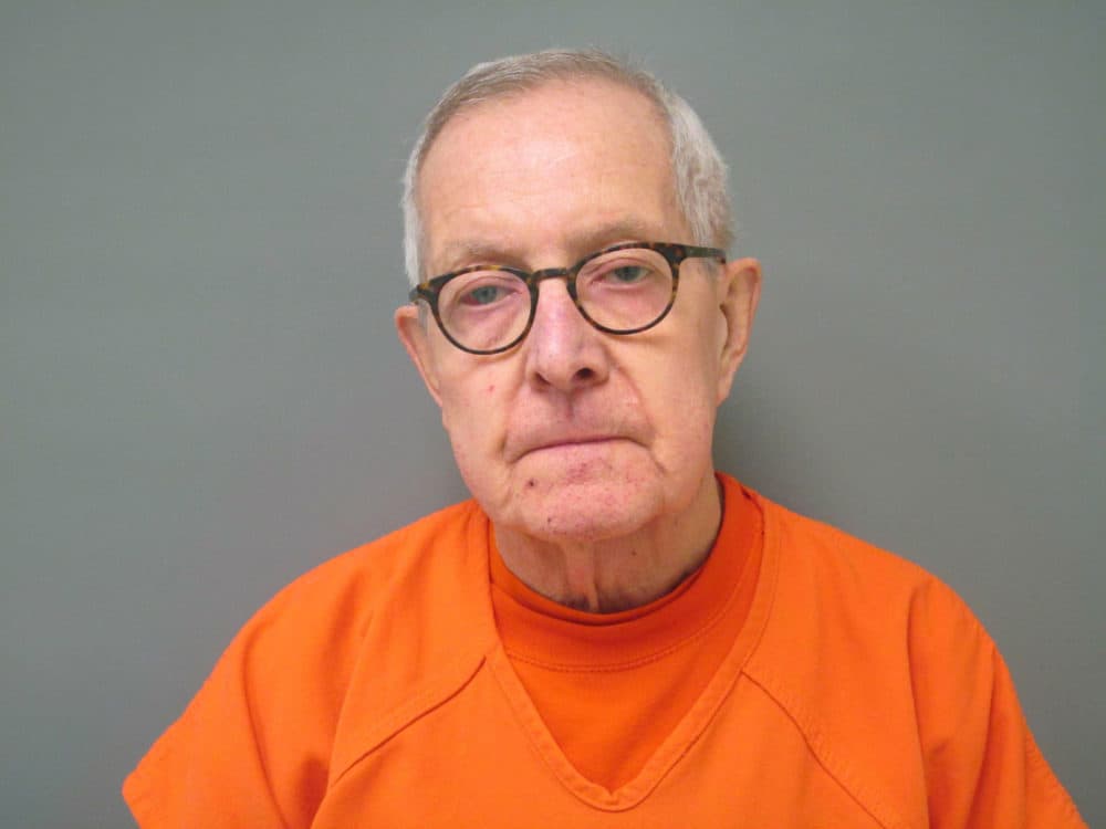 Defrocked Roman Catholic priest Ronald Paquin is seen in this booking photo provided by the York County Jail in Alfred, Maine, on Feb. 16, 2017. A jury was selected last week for the trial of Paquin. (York County Jail via AP)
