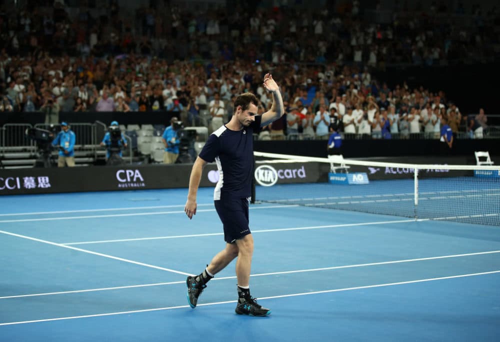 Andy Murray lost in the first round of the 2019 Australian Open on Monday. (Julian Finney/Getty Images)