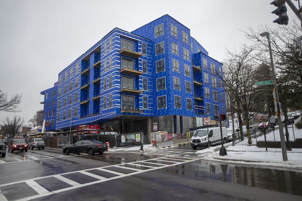3200 Washington St. will include a 73-unit apartment development in Egleston Square. (Jesse Costa/WBUR)