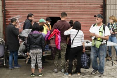 People wait in line for legal assistance in Tijuana, Mexico (Jozef Staska)