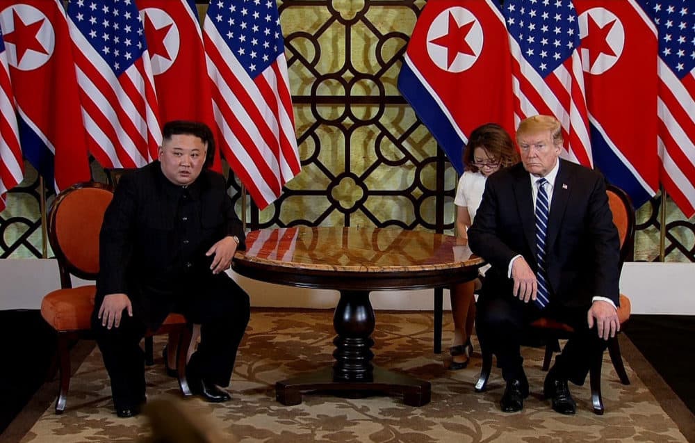 President Trump and North Korean leader Kim Jong Un abruptly cut short their two-day summit in Vietnam as talks broke down and both leaders failed to reach an agreement on nuclear disarmament. (Vietnam News Agency/Handout/Getty Images)