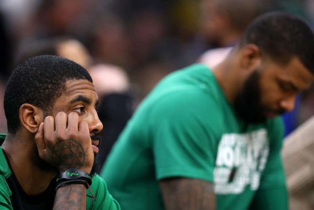Celtics point guard Kyrie Irving (Maddie Meyer/Getty Images)