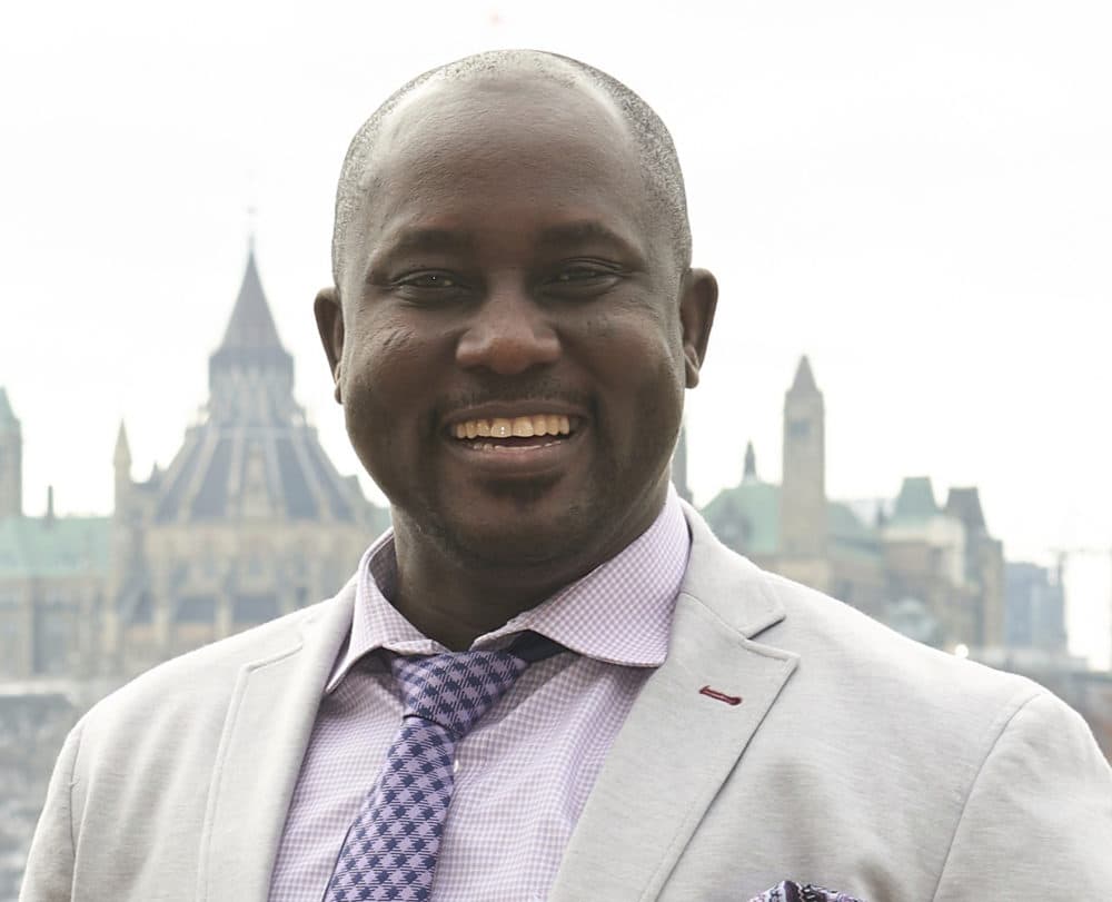 Pius Adesanmi, a Nigerian professor, was one of the victims who died Sunday, March 10, 2019, when an Ehtiopian Airlines jet crashed shortly after takeoff in Ethiopia. (Josh Hotz/Carleton University/AP)