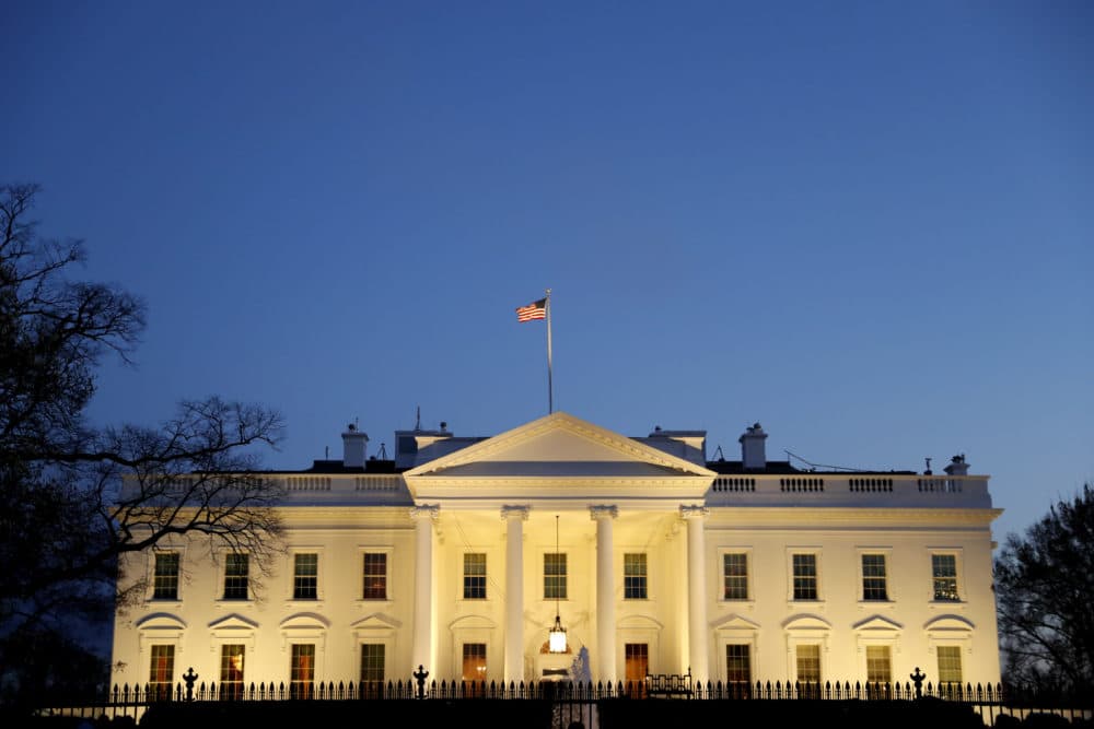 The White House is seen at dusk, Friday March 22, 2019, in Washington. (Jacquelyn Martin/AP)