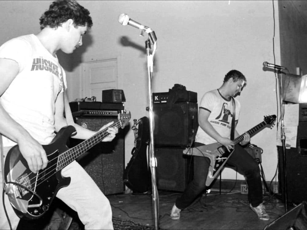 Bob Mould has always played loud, even in his days with Husker Du. (Courtesy Jennifer Leazer)