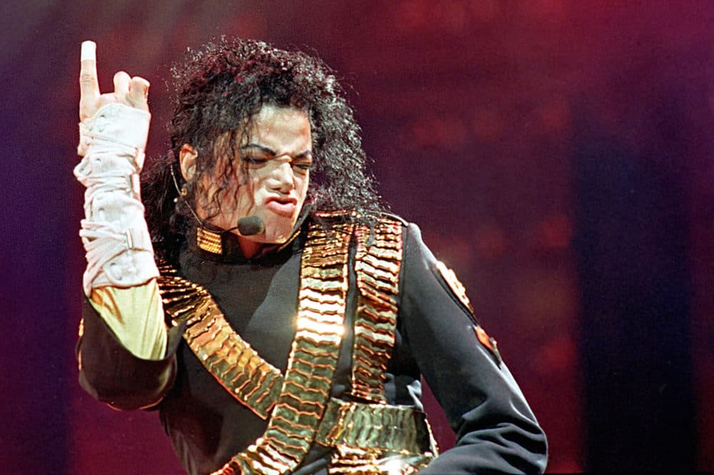 Michael Jackson performs in 1993. (Jeff Widener/AP)
