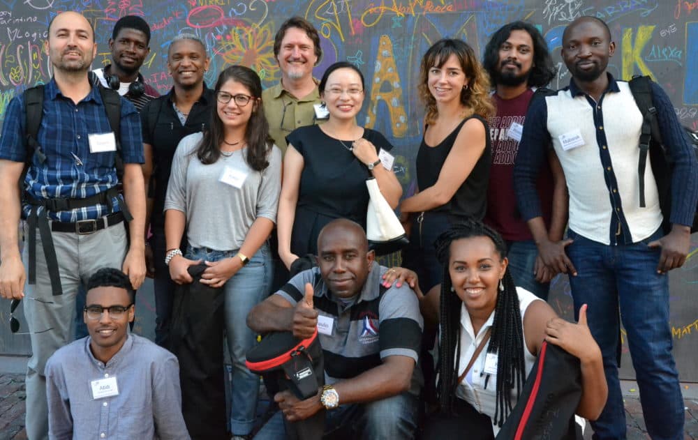 Community Supported Film's New Immigrant and Refugee Visions team. (Courtesy Christine Arveil)