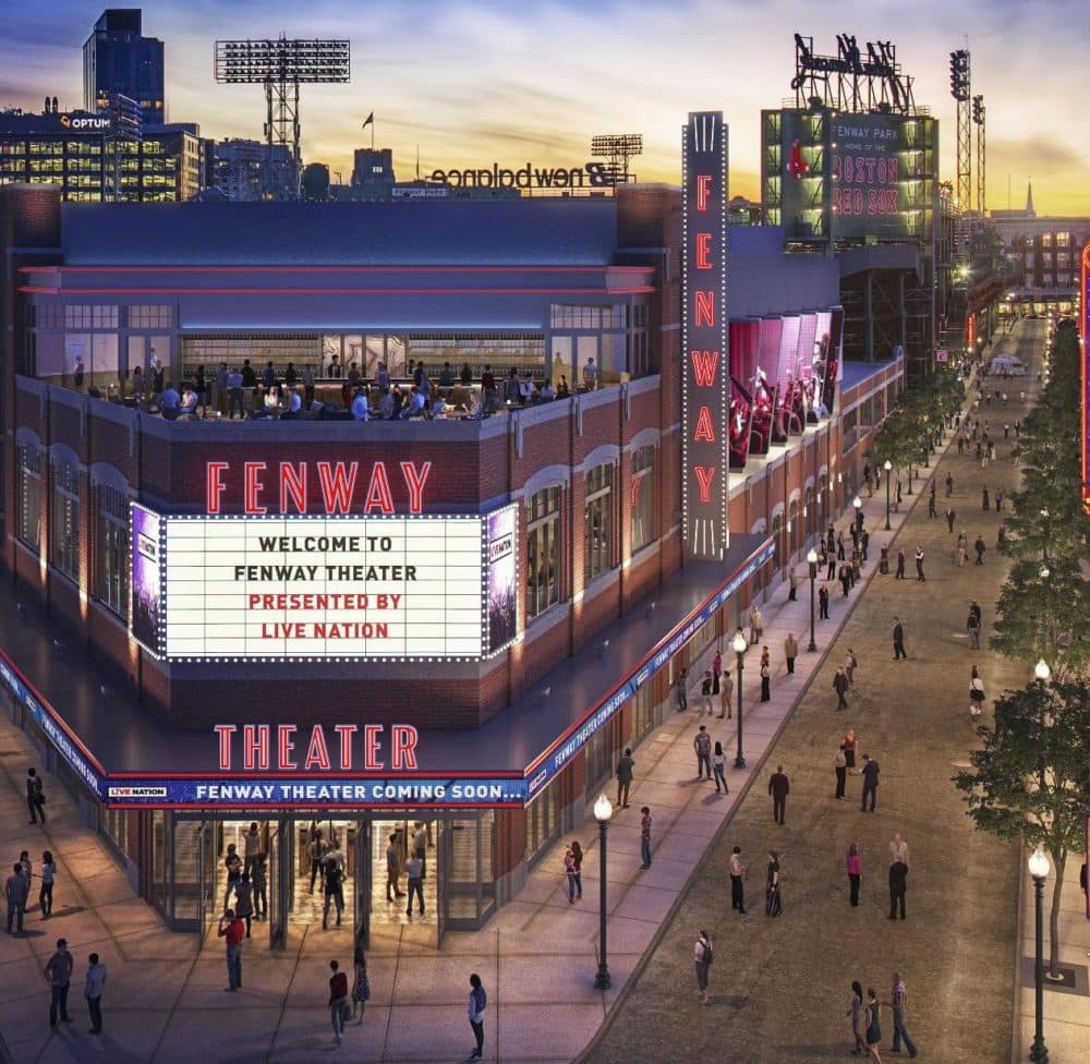 A rendering of the proposed Fenway Theater. (Courtesy Fenway Sports Group)