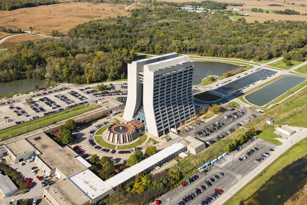 The Fermi National Accelerator Laboratory, or Fermilab, used to be home to the world’s most powerful particle accelerator, the Tevatron. (Fermilab)