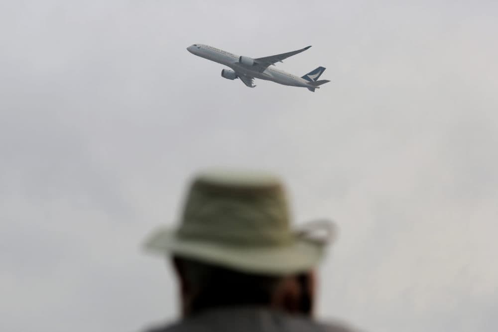&quot;There's a lot of room for more airplane seats in the United States,&quot; says Andrew Levy, CEO of XTRA Airways. The airline could carry passengers as America's newest &quot;ultra-low-cost carrier&quot; by late this year. Pictured: A passenger aircraft takes off from Hong Kong International Airport. (Kin Cheung/AP)