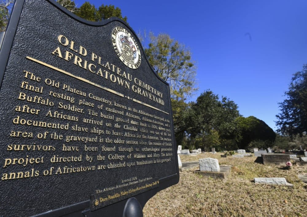 Many of the survivors of the slave ship Clotilda's voyage are buried in Old Plateau Cemetery near Mobile, Ala. (Julie Bennett/AP)