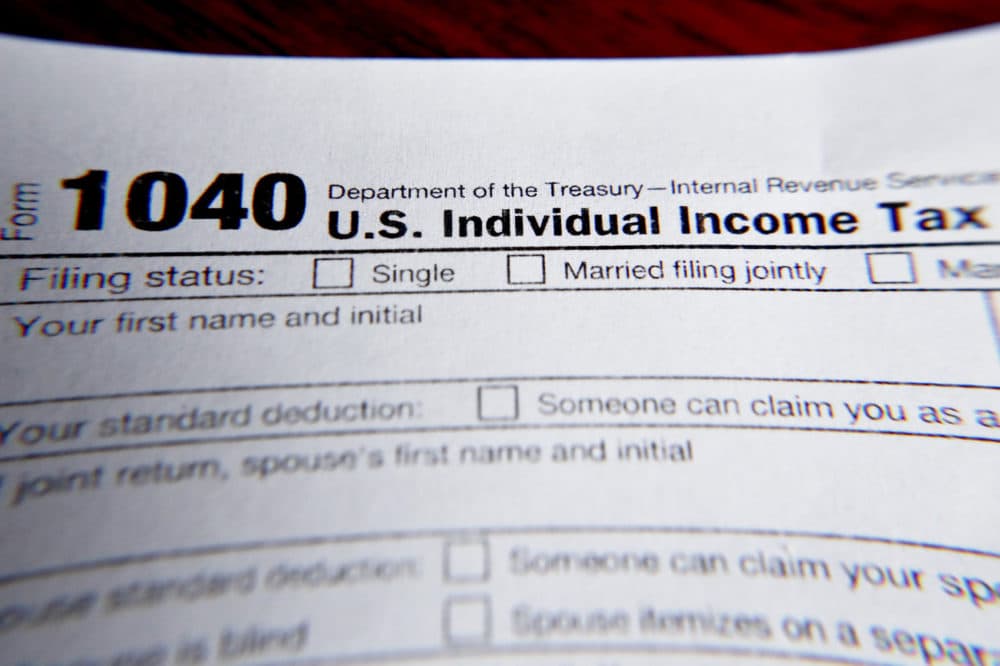 An individual income tax form (Keith Srakocic/AP)