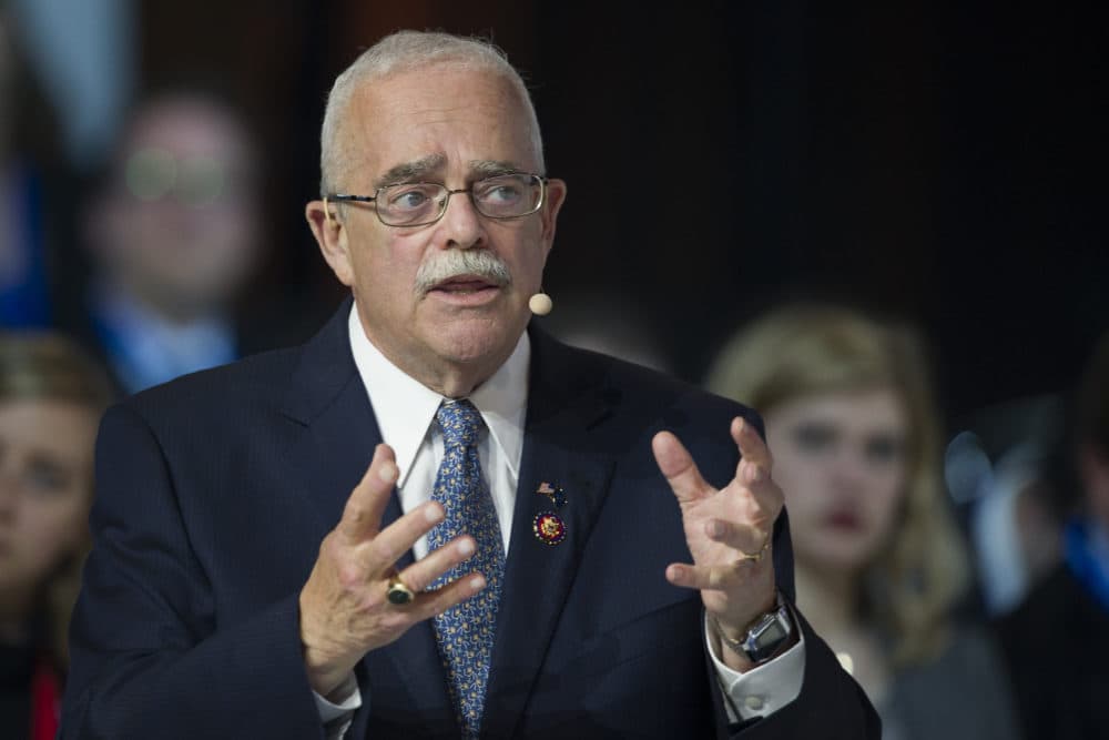 Rep. Gerry Connolly, D-Va., addresses the Atlantic Council's &quot;NATO Engages The Alliance at 70&quot; conference, in Washington, Wednesday, April 3, 2019. (Cliff Owen/AP)