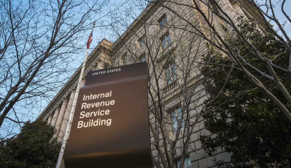 This April 13, 2014, file photo shows the Internal Revenue Service (IRS) headquarters building in Washington (J. David Ake/AP)