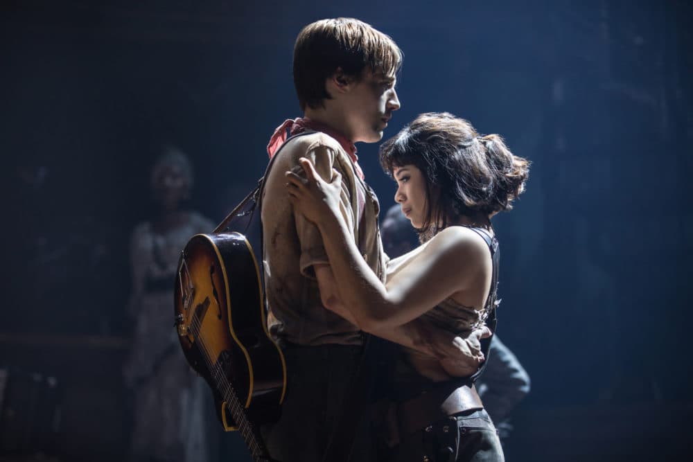 Reeve Carney and Eva Noblezada. (Matthew Murphy/Courtesy of the production)