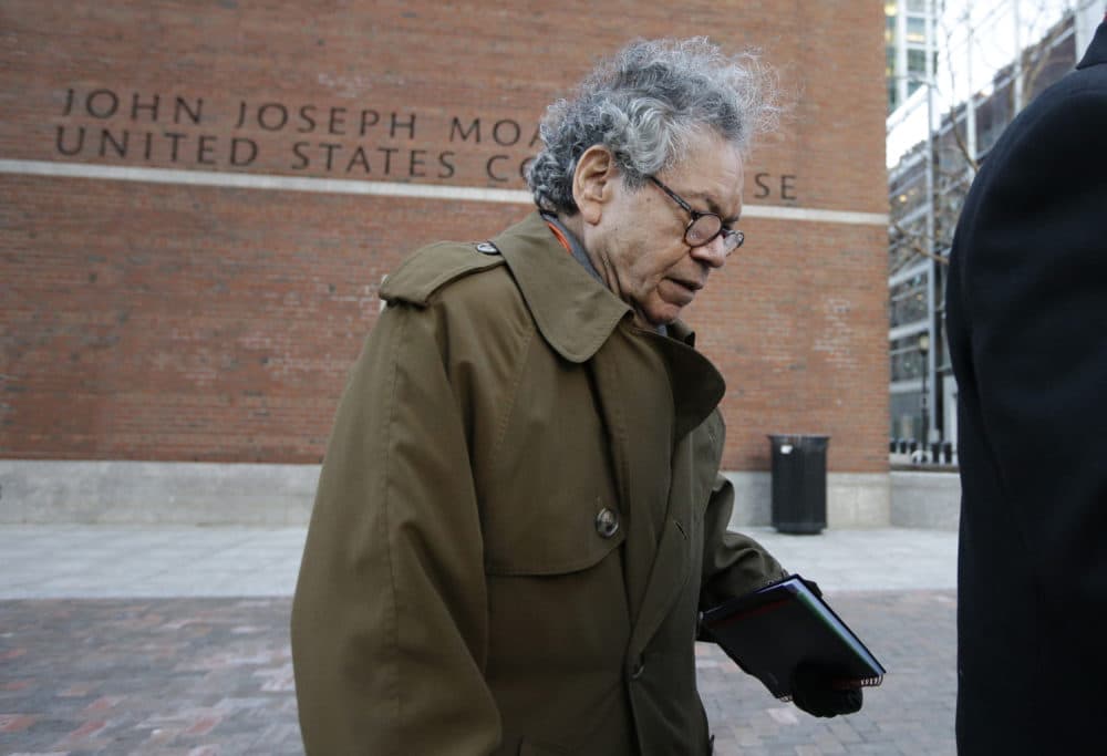Insys Therapeutics founder John Kapoor departs federal court in Boston on Jan. 30. (Steven Senne/AP)