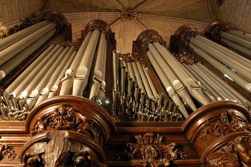 The organ of Notre Dame Cathedral in Paris, one of the most famous in the World. (Stephane de Sakutin/AFP/Getty Images)