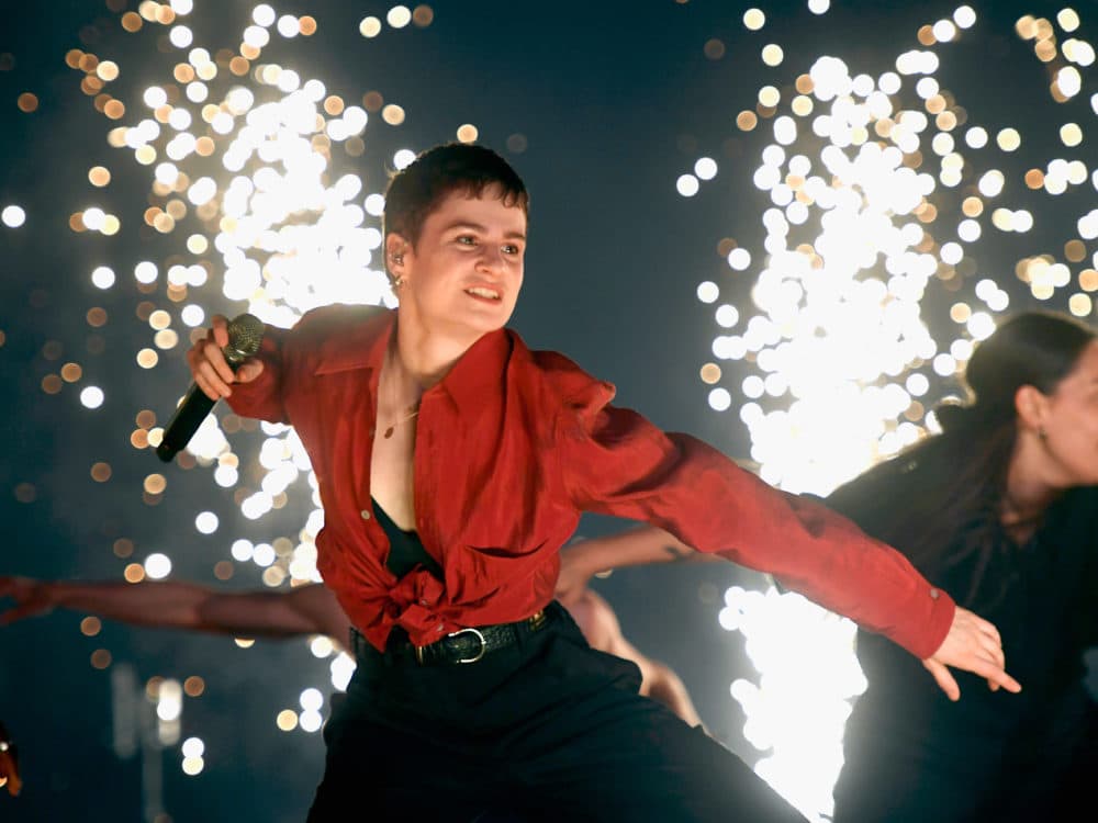 Christine and the Queens performs during the 2019 Coachella Valley Music And Arts Festival in Indio, Calif. (Frazer Harrison/Getty Images for Coachella)
