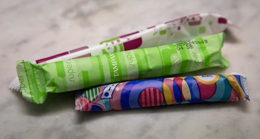 Boston Public Schools will provide menstrual products to all schools in the district with students in sixth grade or above, starting in the 2019 school year. (Robin Lubbock/WBUR)