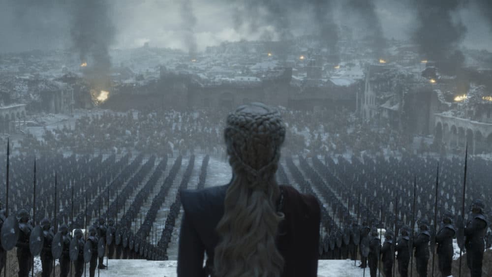 Emilia Clarke in the series finale of &quot;Game of Thrones.&quot; (HBO)