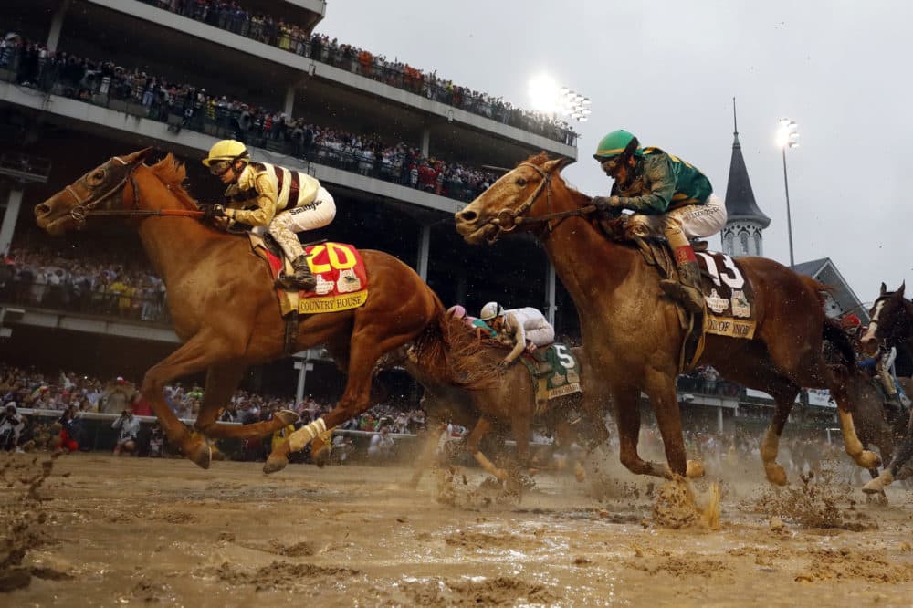 Flavien Prat rides Country House to victory during the 145th running of the Kentucky Derby horse race at Churchill Downs Saturday, May 4, 2019, in Louisville, Ky. Luis Saez on Maximum Security finished first but was disqualified. (Matt Slocum/AP)