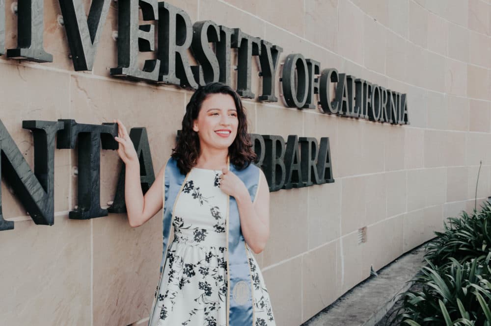 DACA recipient Maria Zavala at the University of California, Santa Barbara. (Courtesy of Maria Zavala)
