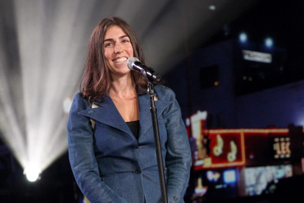 Stephanie Benedetto, CEO of Queen of Raw, speaks onstage during the 2018 Nashville Creator Awards. (Terry Wyatt/Getty Images for the WeWork Creator Awards)