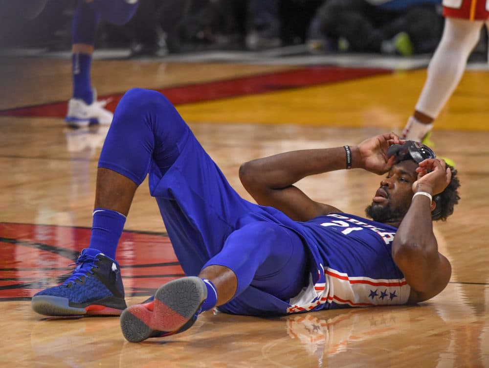 Joel Embiid's 76ers are the No. 3 seed in the NBA Eastern Conference playoffs. (Mark Brown/Getty Images)