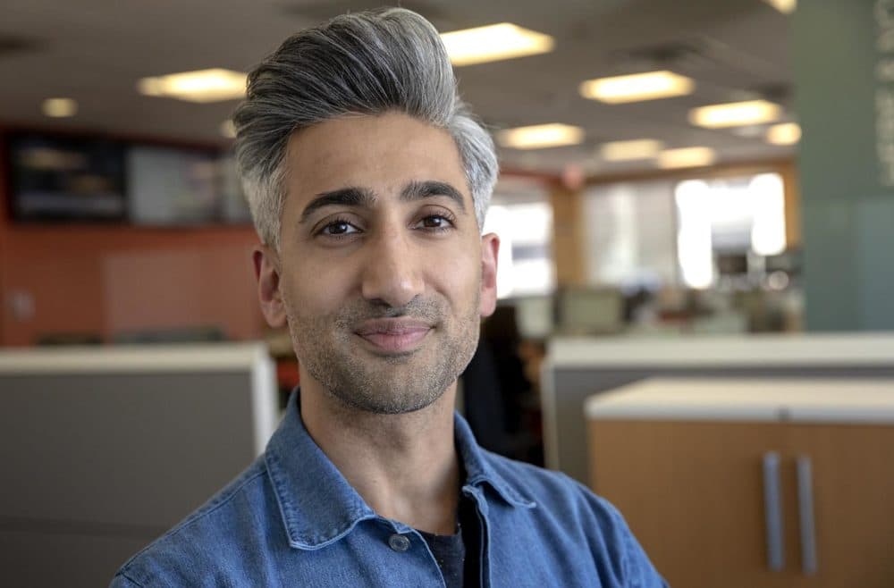 Tan France, fashion designer and star of Netflix’s &quot;Queer Eye&quot; (Robin Lubbock/WBUR)