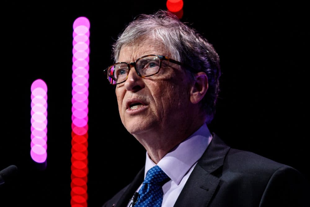 Bill Gates, co-founder of Microsoft, says he isn't sure breaking up big tech companies like Facebook and Google would address issues like privacy. &quot;I'm not aware people are saying that [tech companies have] broken laws in such a way that the remedy would be to do that,&quot; he tells Here & Now. (Jack Taylor/Getty Images)