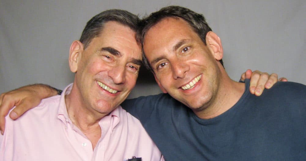 StoryCorps founder Dave Isay, right, and his father, Richard Isay. (Courtesy of StoryCorps)
