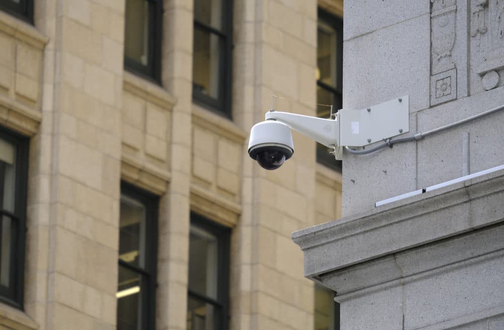 A security camera in the Financial District of San Francisco (Eric Risberg/AP)