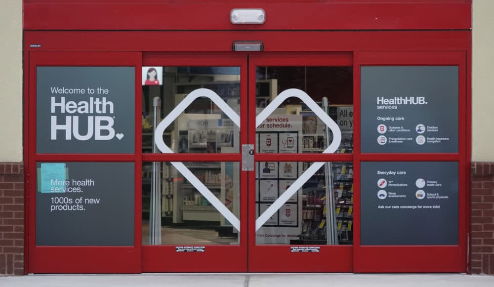 The entrance to a CVS store with the new HealthHUB is shown in Spring, Texas. (David J. Phillip/AP)