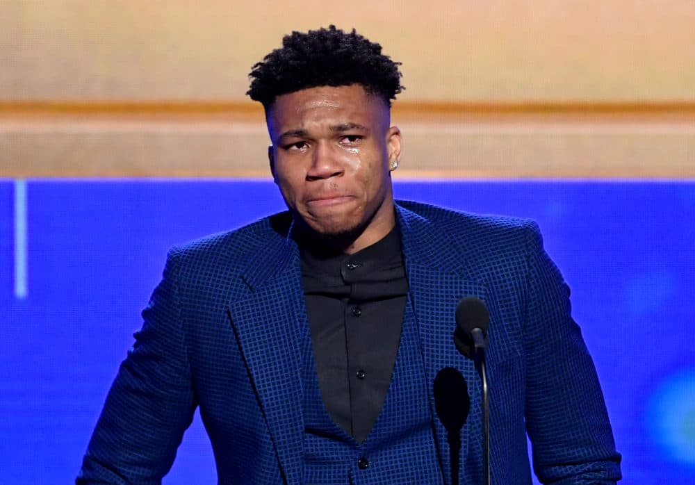 Giannis Antetokounmpo won the 2019 NBA MVP award. (Kevin Winter/Getty Images for Turner Sports)