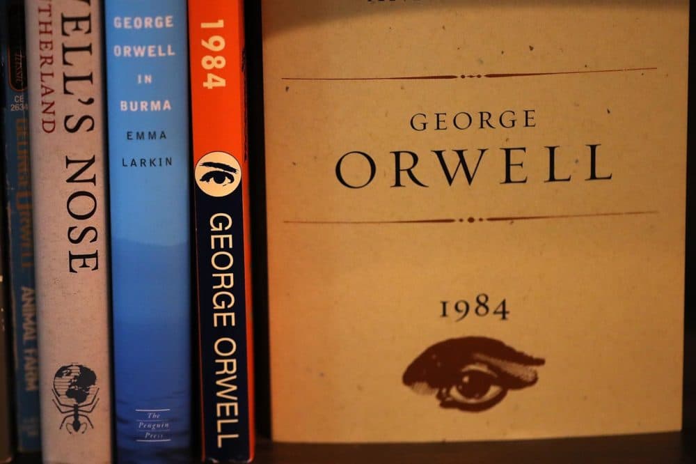 A copy of George Orwell's novel &quot;1984&quot; is displayed at The Last Bookstore on January 25, 2017 in Los Angeles, Calif. (Justin Sullivan/Getty Images)