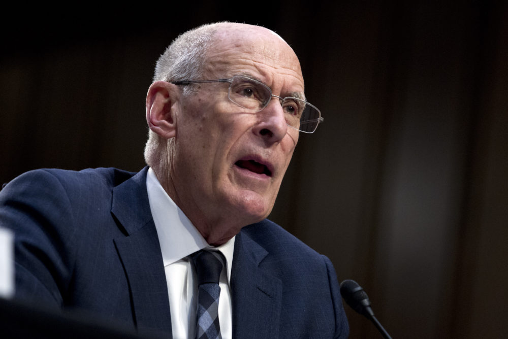 Director of National Intelligence Daniel Coats testifies before the Senate Intelligence Committee on Capitol Hill in Washington Tuesday, Jan. 29, 2019. (Jose Luis Magana/AP)